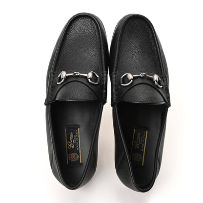 Gucci Bryanne Calfskin Mens 1953 Horsebit Loafers 9 Black 2 of 10