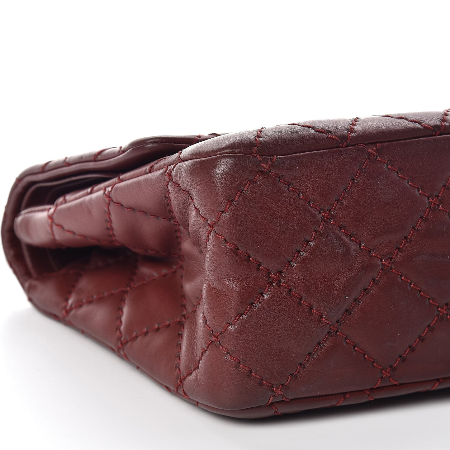 Calfskin Stitched 2.55 Reissue 227 Flap Burgundy