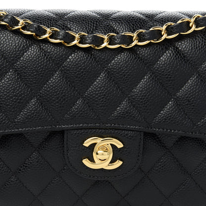 Chanel Caviar Quilted Small Double Flap Black 10 of 11