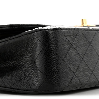 Chanel Caviar Quilted Medium Double Flap Black 9 of 11