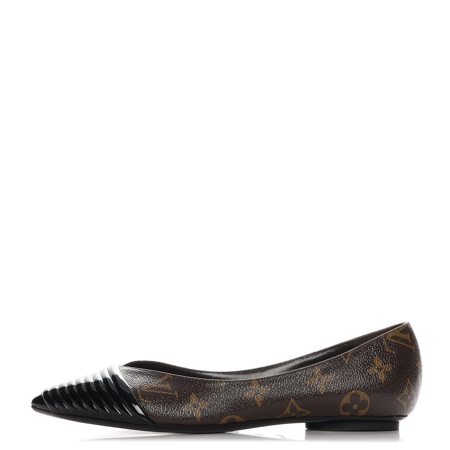 Monogram Inspired Ballerina Flats 36