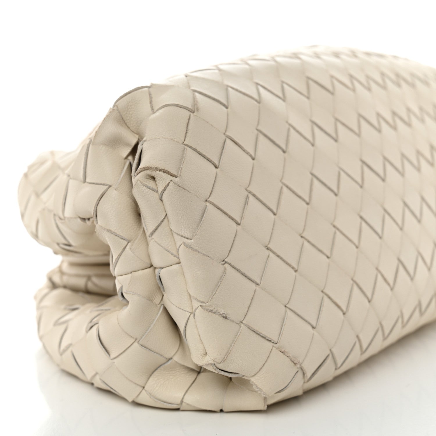 Bottega Veneta Nappa Maxi Intrecciato The Pouch Oversized Clutch Plaster 5 of 12