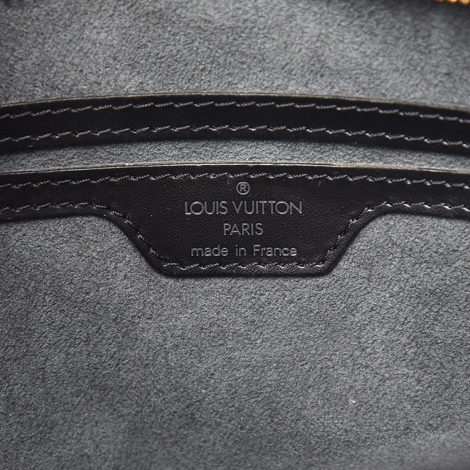 Louis Vuitton Epi Saint Jacques PM Black 6 of 8