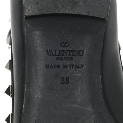 Valentino Garavani Nappa Rockstud Cage Ballerina Flats 38 Black 6 of 8