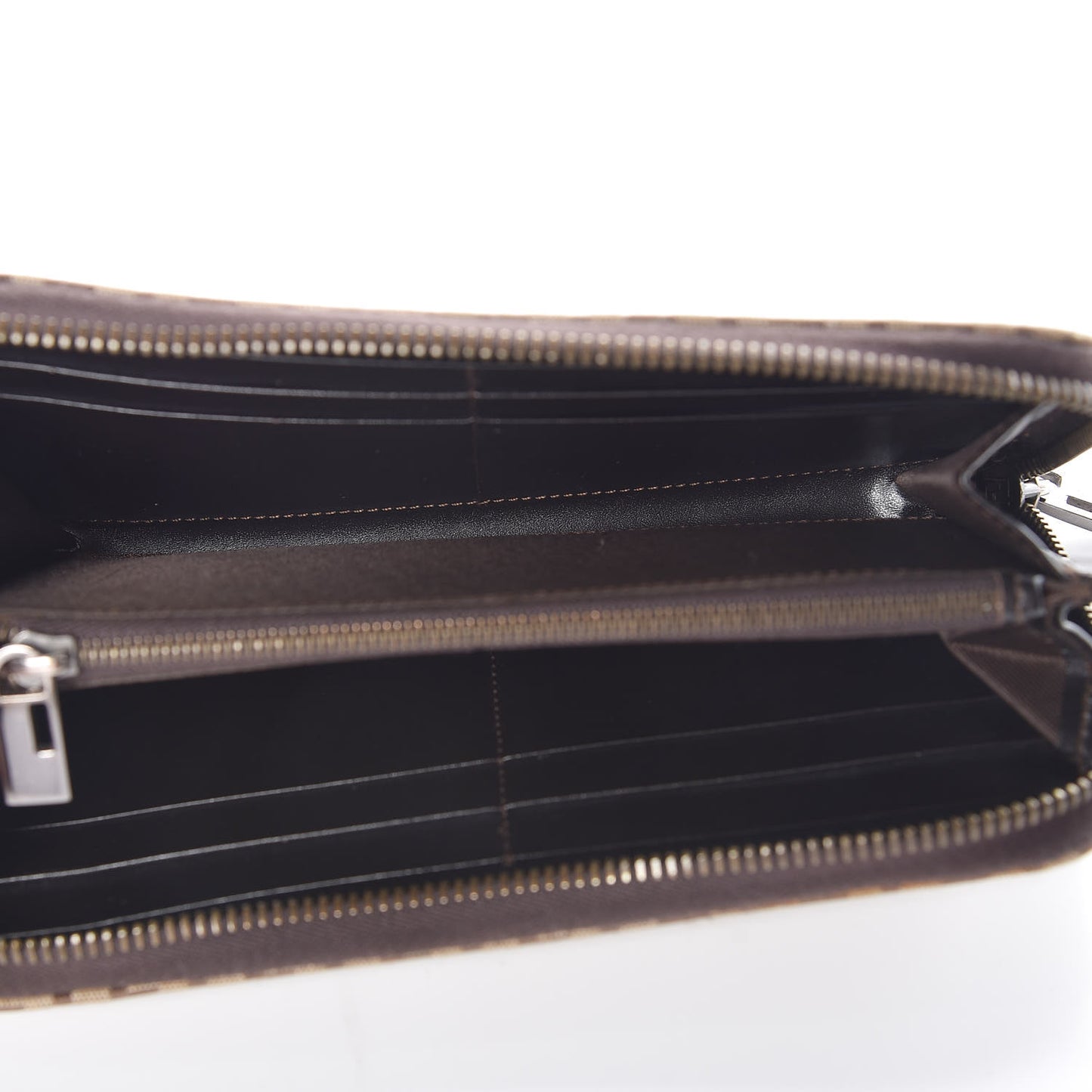 Zucchino Zip Around Wallet Dark Brown