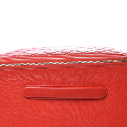 Chanel Calfskin Quilted Coco Case Trolley Red 16 of 16