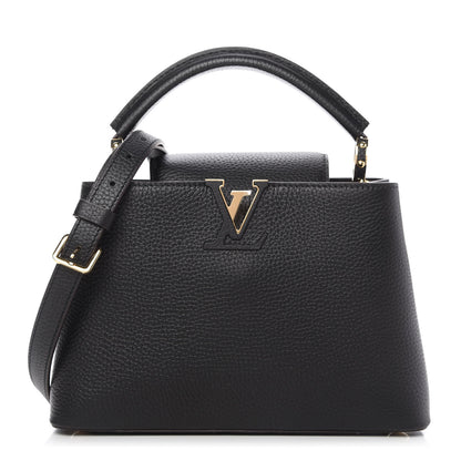 Louis Vuitton Taurillon Capucines BB Black 1 of 9