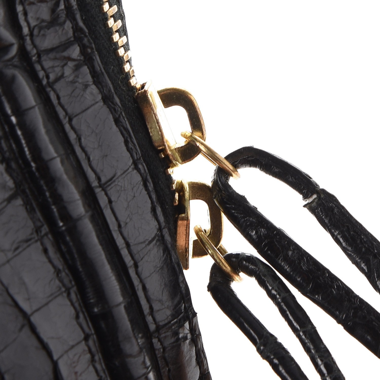 Nancy Gonzalez Crocodile Top Handle Tote Black 25 of 25