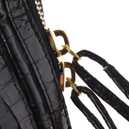 Nancy Gonzalez Crocodile Top Handle Tote Black 25 of 25