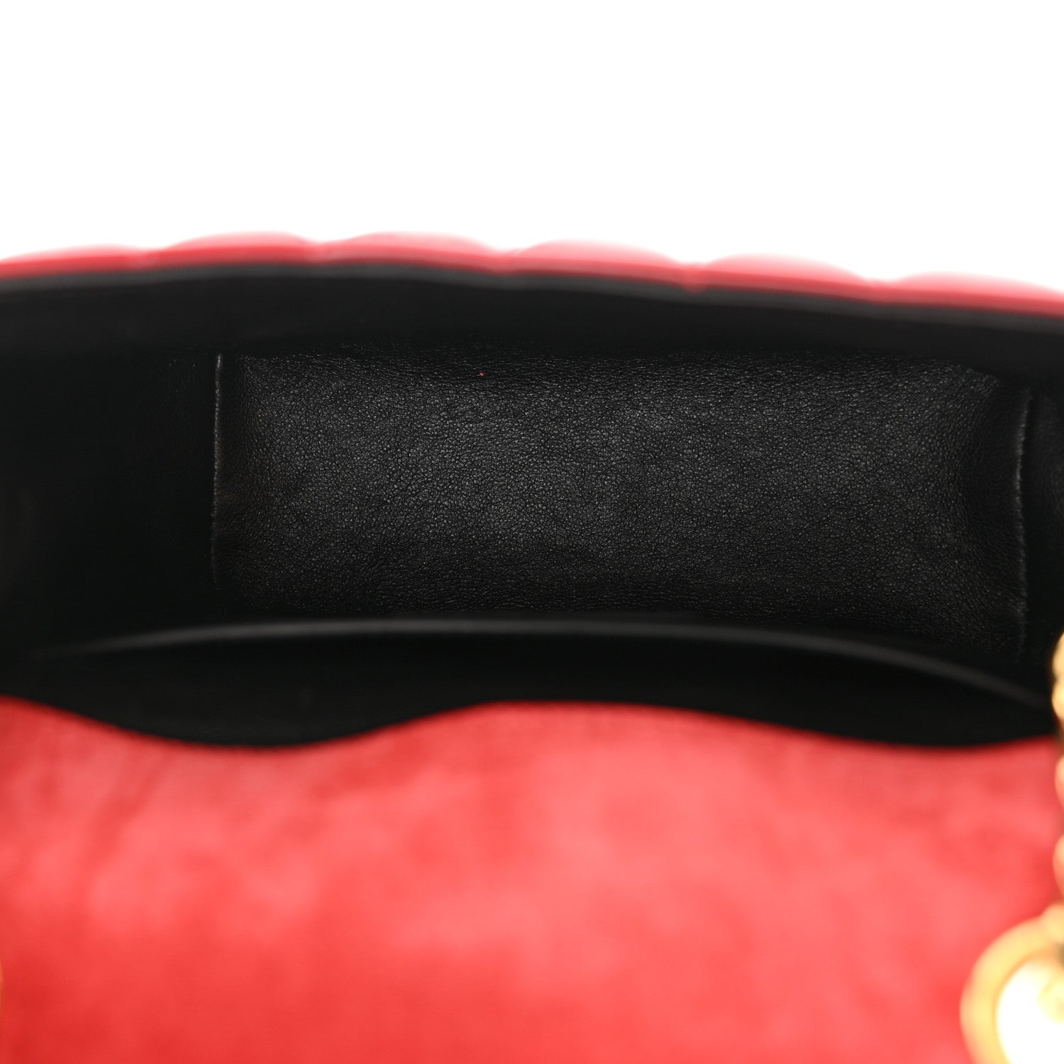 Saint Laurent Patent Calfskin Matelasse Medium Vicky Chain Bag Rouge Eros 5 of 13