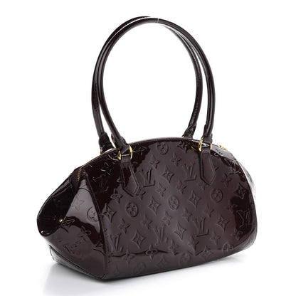 Louis Vuitton Vernis Sherwood PM Amarante 3 of 8
