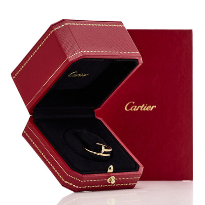 Cartier 18K Yellow Gold Diamond Small Juste Un Clou Ring 56 7.5 6 of 6