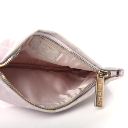 Chanel Nylon Cosmetic Case Light Purple 5 of 7
