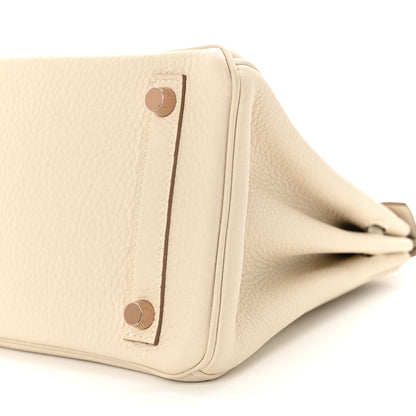 Hermes Togo Birkin 25 Craie 10 of 11