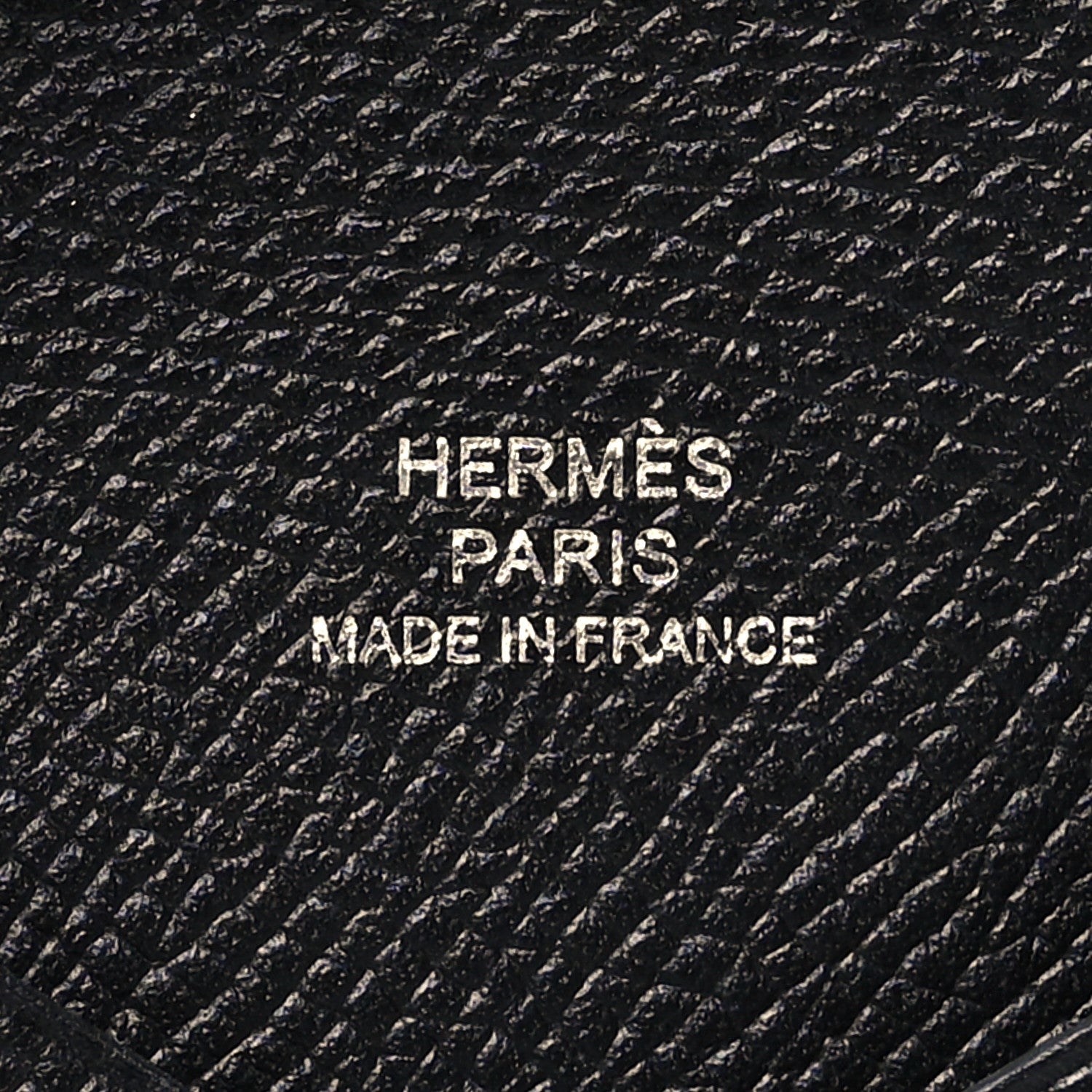 Hermes Epsom Calvi Card Case Black 8 of 12