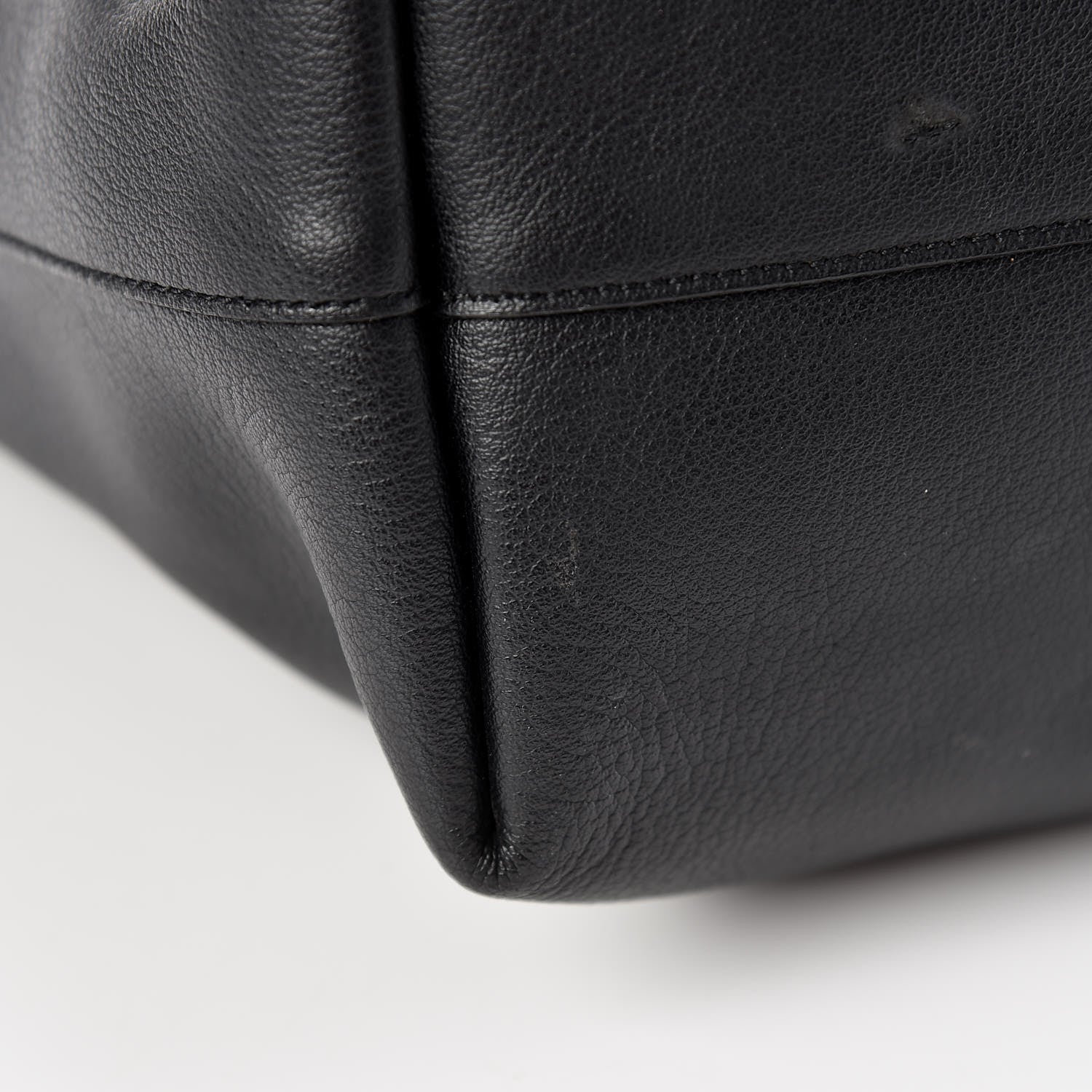 Saint Laurent Calfskin Large Shopping Tote Black 13 of 15