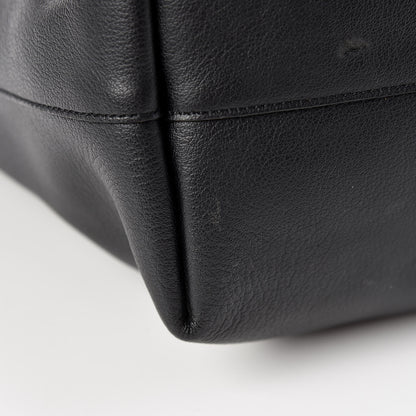 Saint Laurent Calfskin Large Shopping Tote Black 13 of 15