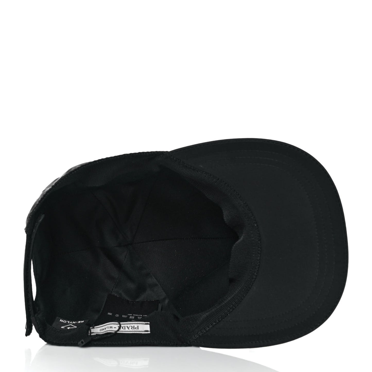 Re-Nylon Womens Baseball Cap S Black