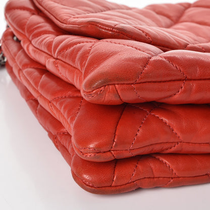 Chanel Lambskin Quilted 3 Maxi Flap Bag Red 10 of 16