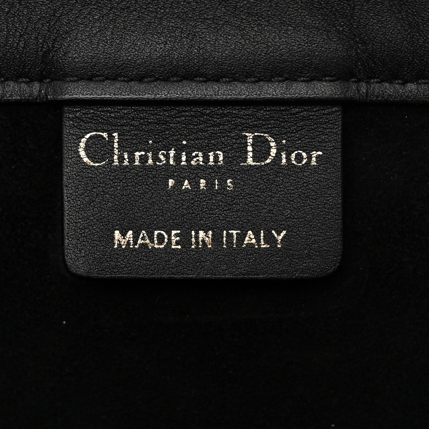 Christian Dior Calfskin Embossed Medium Book Tote Black 5 of 13