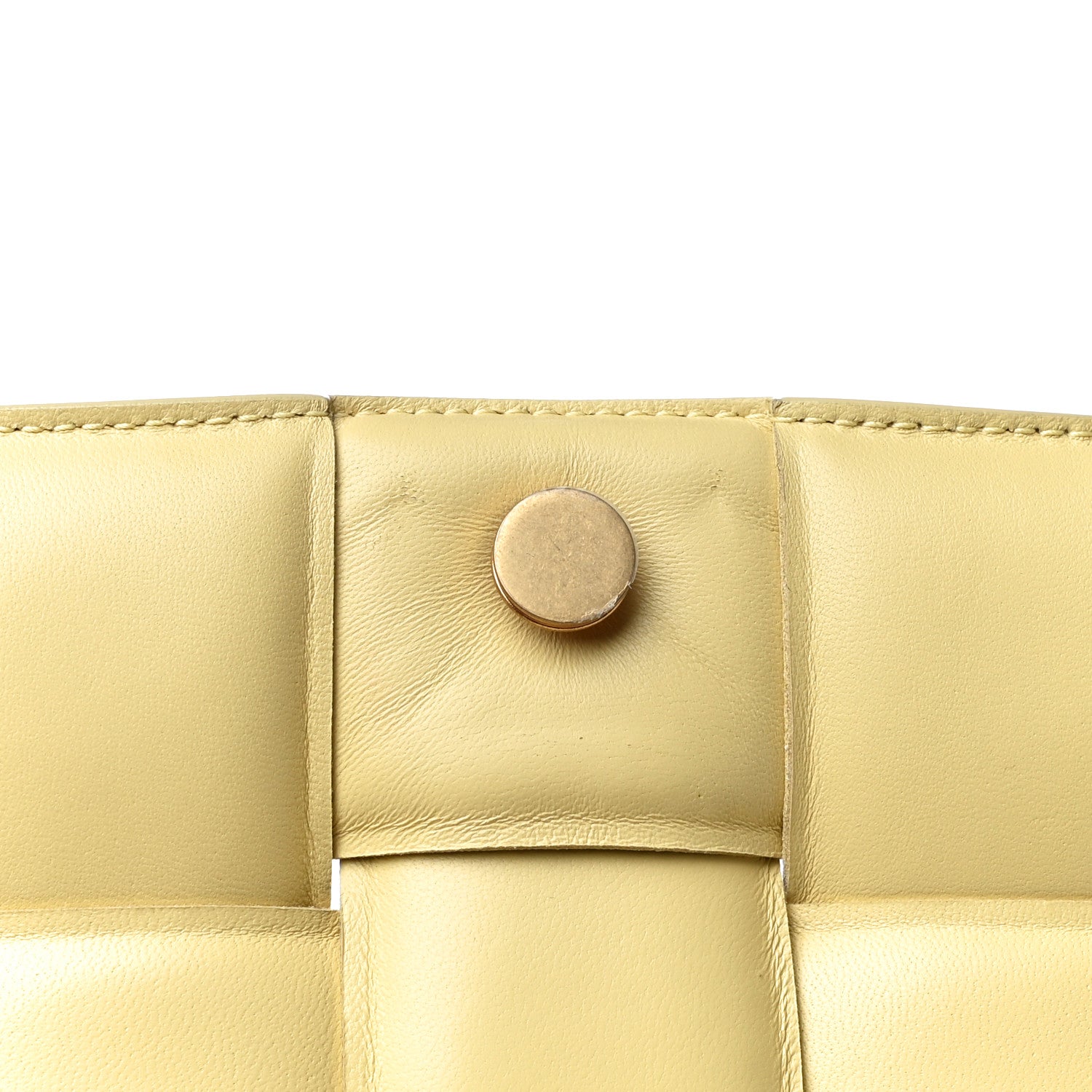 Bottega Veneta Lambskin Maxi Intreccio Padded Chain Cassette Crossbody Bag Butter 11 of 11