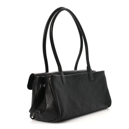 Chanel Grained Calfskin Stitched Urban Essentials Small Shopping Bag Black 3 of 10