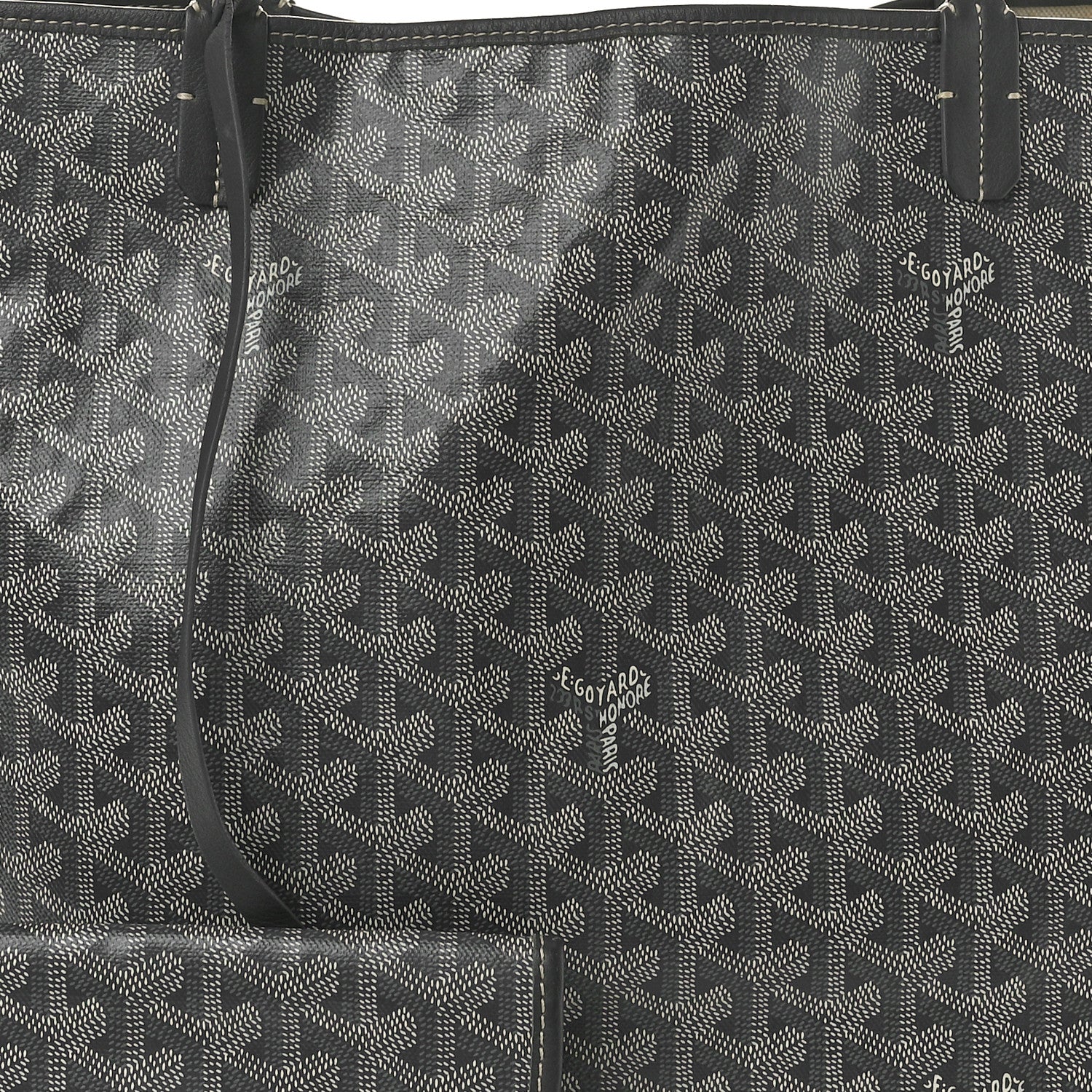Goyard Goyardine Saint Louis GM Grey 9 of 12