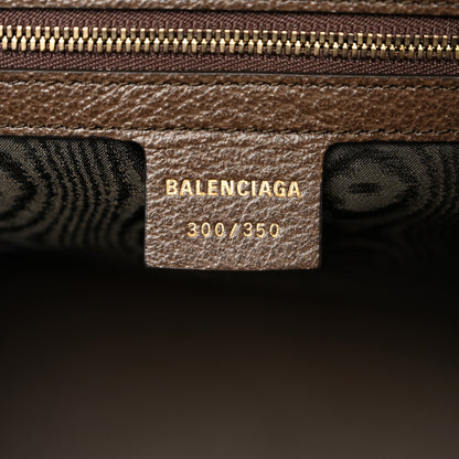 Gucci X BALENCIAGA BB Monogram Web Graffiti Medium Ophidia Carry-On Duffle Bag Beige New Acero 5 of 9