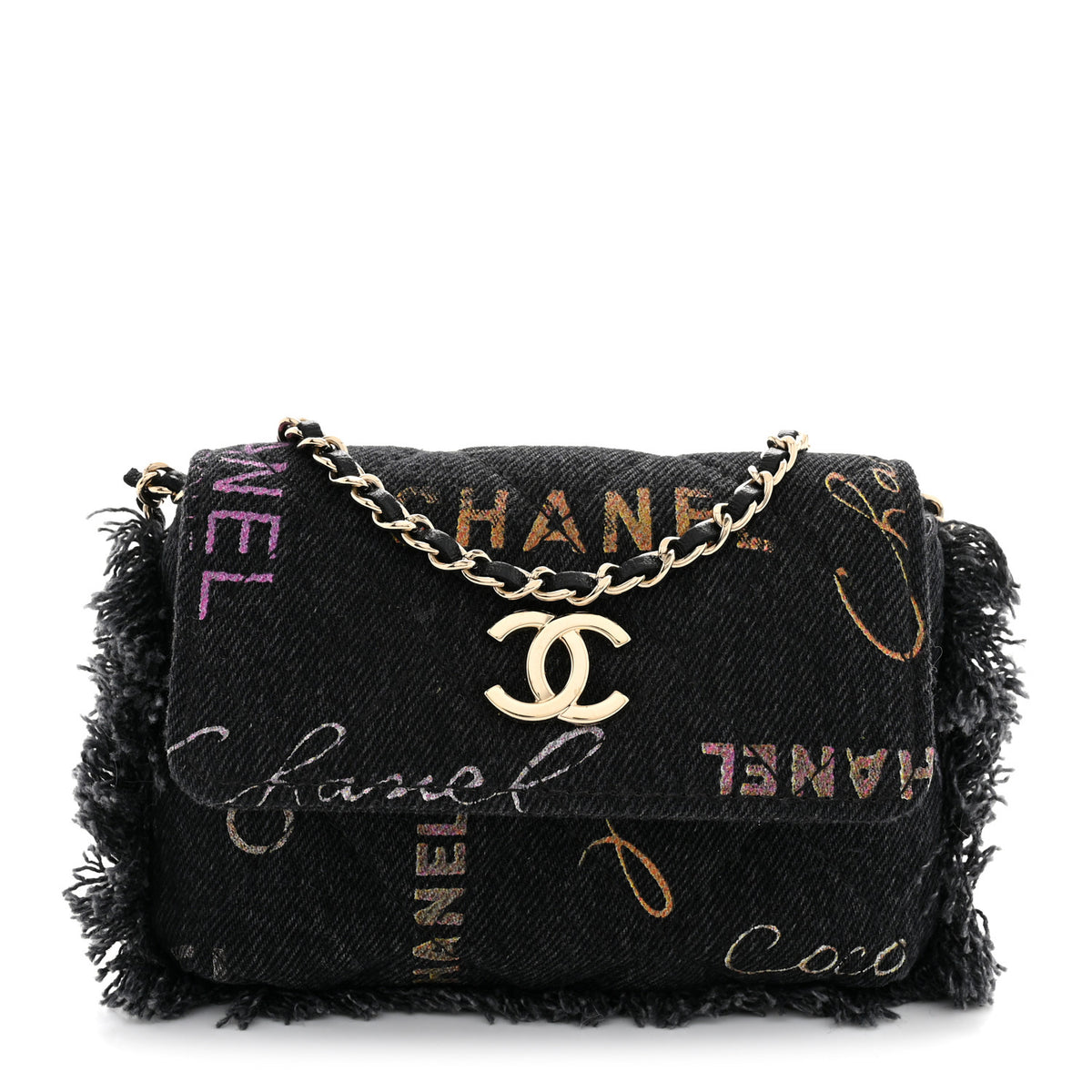Denim Quilted Denim Mood Belt Bag Black Multicolor