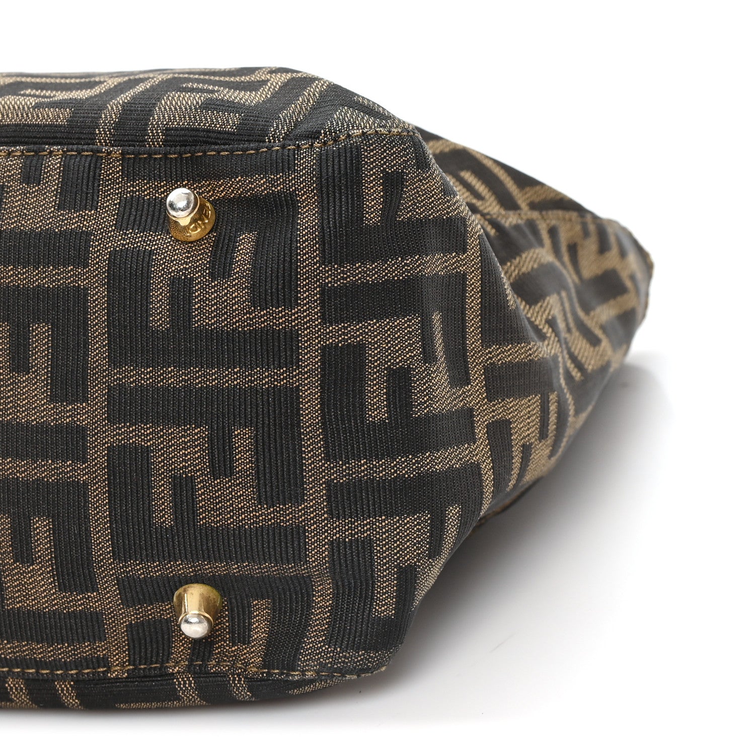 Fendi Zucca Small Holdall Tote Tobacco 10 of 11