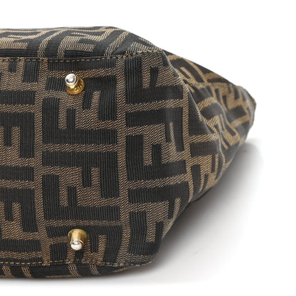 Fendi Zucca Small Holdall Tote Tobacco 10 of 11