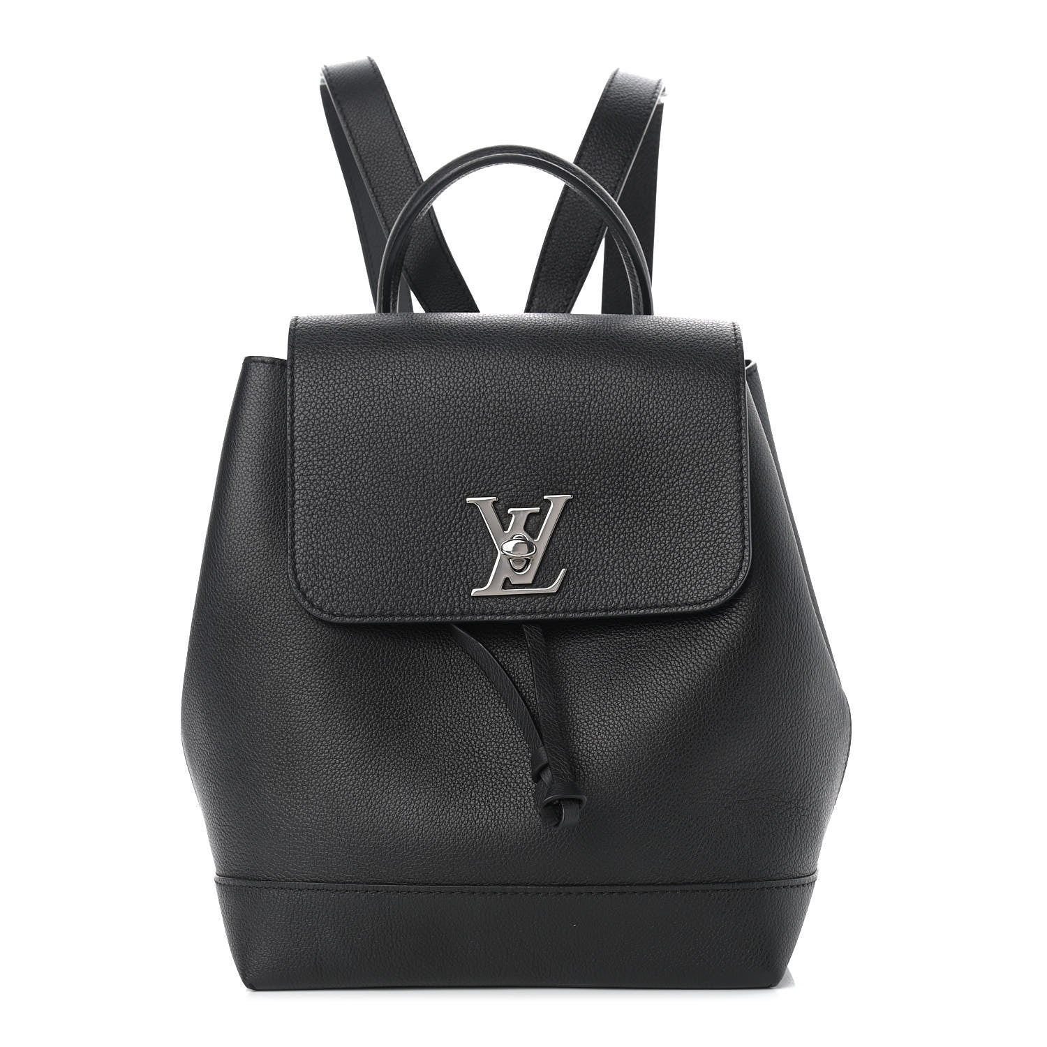 Louis Vuitton Calfskin Lockme Backpack Black 1 of 9
