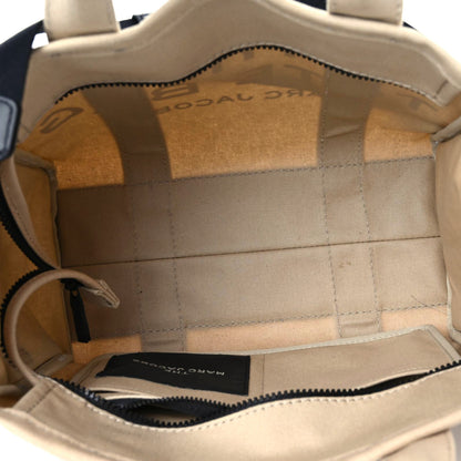 Marc Jacobs Cotton Canvas Medium The Traveler Tote Bag Beige 11 of 13