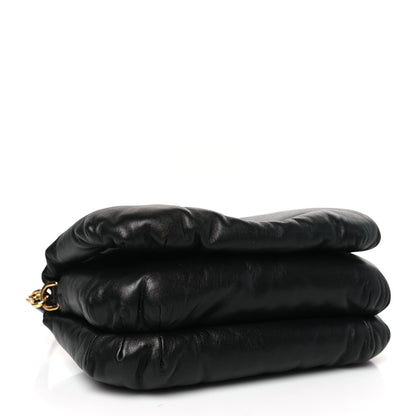 Loewe Shiny Nappa Lambskin Mini Goya Puffer Bag Black 4 of 8