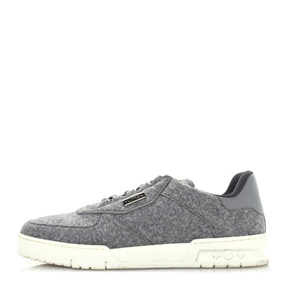 Louis Vuitton Wool Mens LV Trainer Sneakers 10 Grey 1 of 9
