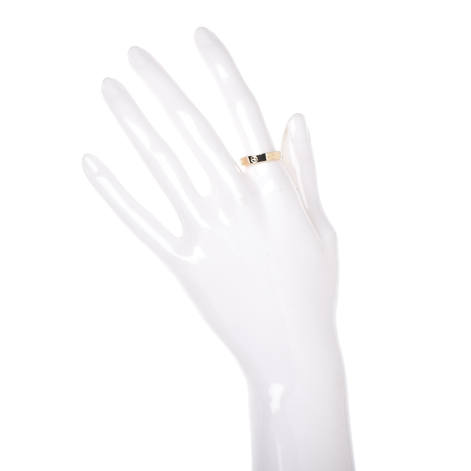 Cartier 18K Yellow Gold 3.5mm LOVE Wedding Band Ring 54 6.75 2 of 5