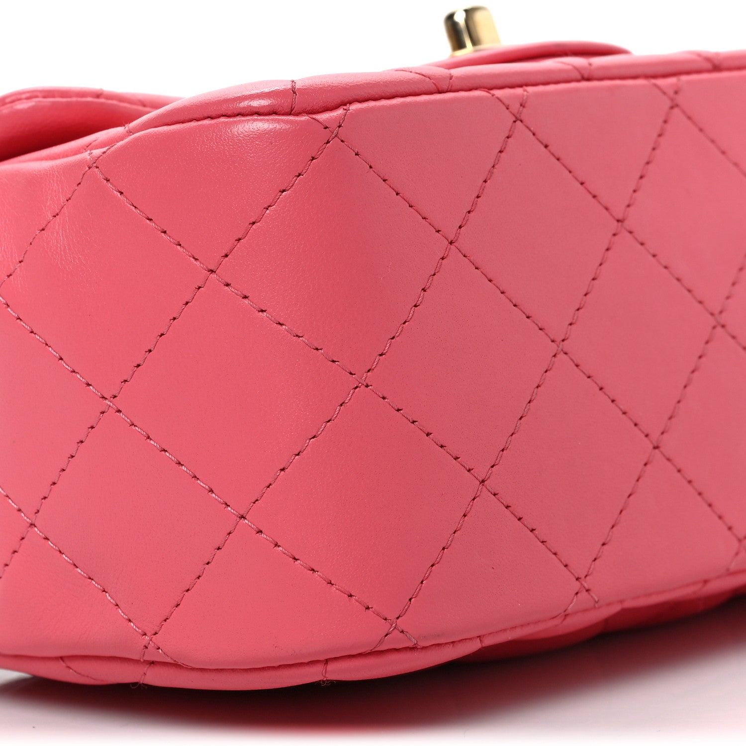 Chanel Lambskin Quilted Mini Square Flap Pink 8 of 9