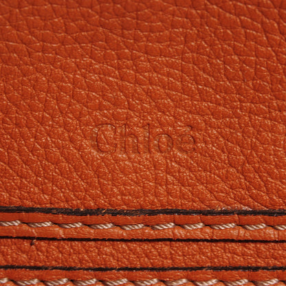 Chloe Calfskin Large Marcie Satchel Tan 9 of 9