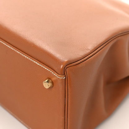 Hermes Courchevel Kelly Retourne 35 Gold 12 of 20