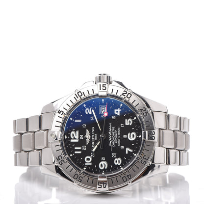 Breitling Stainless Steel 40mm Chronometre Super Ocean Automatic Watch Black A17360 3 of 6