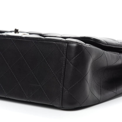 Chanel Lambskin Quilted Maxi Double Flap Black 7 of 13