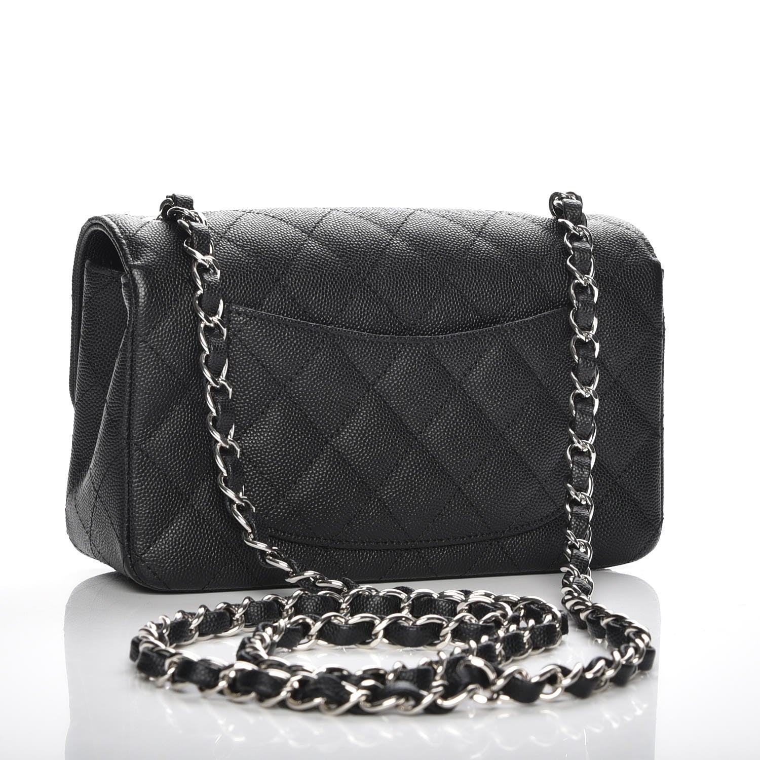 Chanel Caviar Quilted Mini Rectangular Flap Black 3 of 8