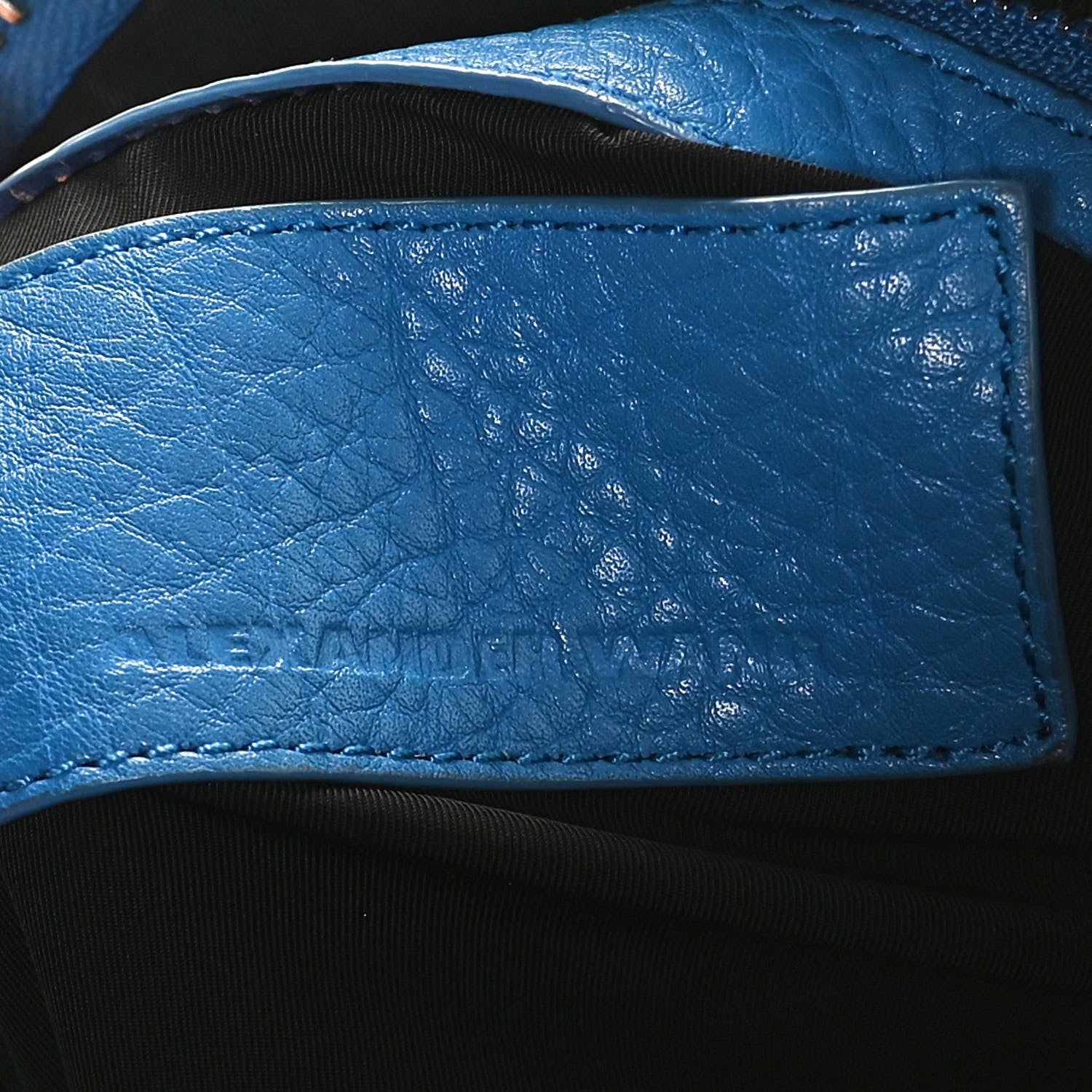 Alexander Wang Pebbled Lambskin Rocco Royal Blue 5 of 9