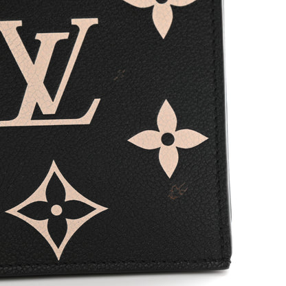 Louis Vuitton Empreinte Monogram Giant Petit Sac Plat Black Beige 10 of 10