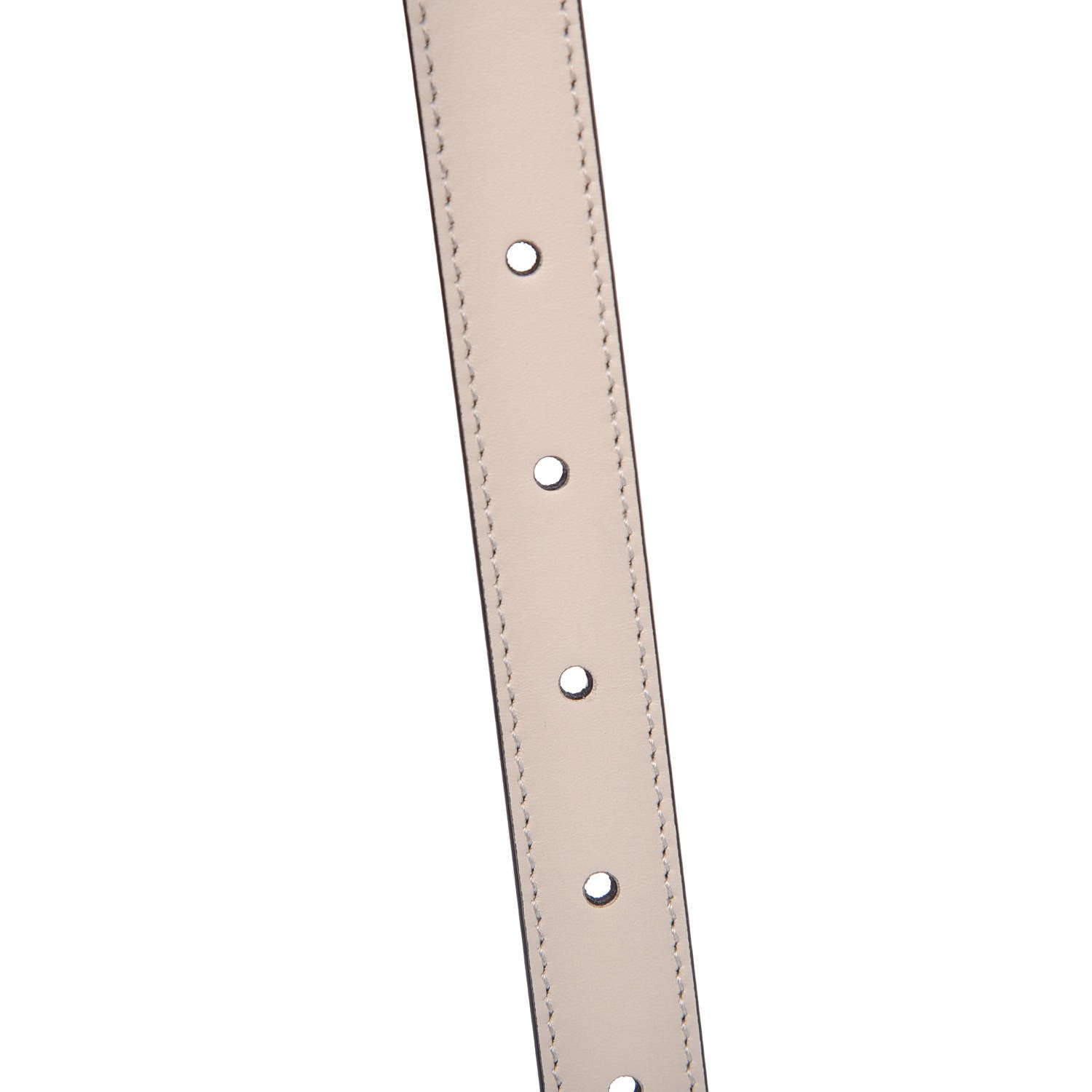 Gucci Calfskin Double G 20mm Belt 85 34 Mystic White 5 of 6