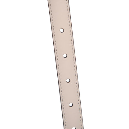 Gucci Calfskin Double G 20mm Belt 85 34 Mystic White 5 of 6