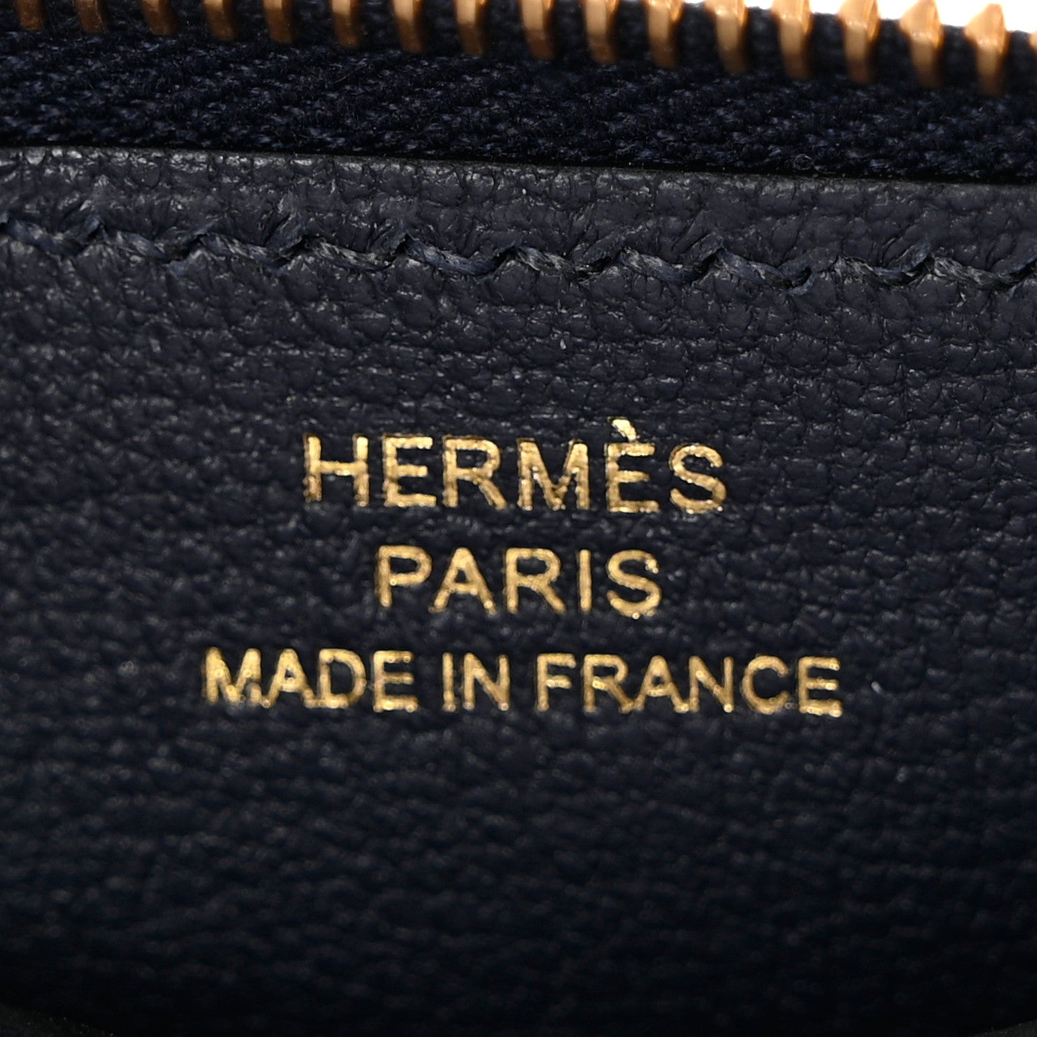 Hermes Evercolor Zipengo Card Holder Bleu Nuit 5 of 7