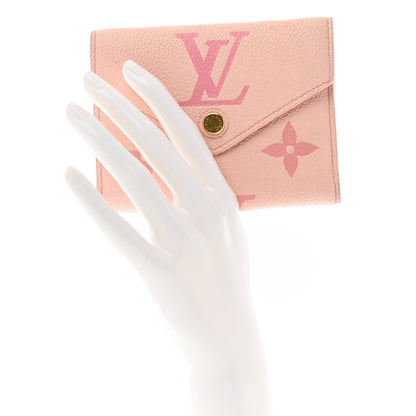 Louis Vuitton Empreinte Monogram Giant Victorine Wallet Degrade Rose 2 of 9