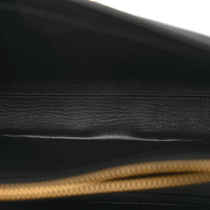 Celine Satinated Calfskin Small 16 Top Handle Bag Black 5 of 14