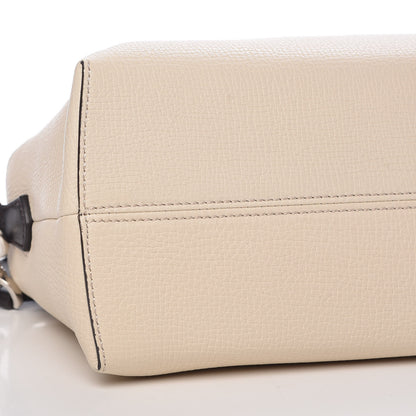 Fendi Vitello Sierra Morfeus Dolce Striped Strap Medium By The Way Boston Bag Camelia Ebano Multicolor 8 of 9
